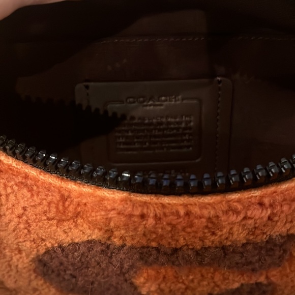 ✨NWT💥 Coach Warren Blt Bag Shear QB/Ginger - Picture 6 of 11